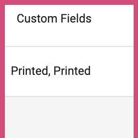 customfields