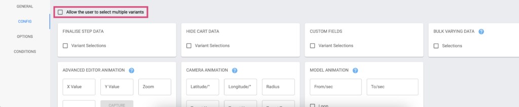 questionStep Config