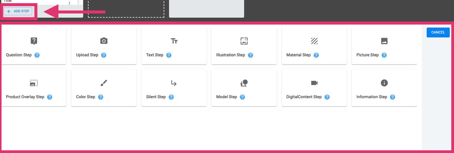 Workflows AddStep